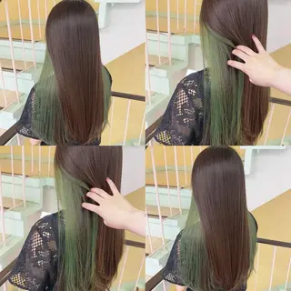 カラー 渋谷:インナーカラー ／🍒エリカ🍒のヘアスタイル