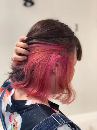 ショート カラー 松吉 純平のヘアスタイル