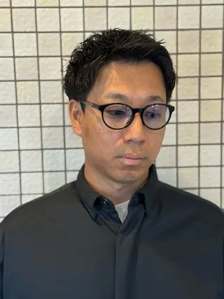 メンズ leo/ナチュラル/ テーパーフェードのヘアスタイル