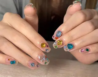 ネイル By moonネイル 🌷ワンホン/韓国風のネイルデザイン