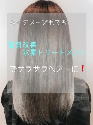ロング 【髪質改善職人】 岡田成義のヘアスタイル