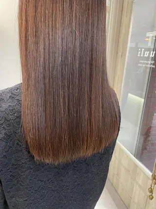 セミロング カラー 西 めぐみのヘアスタイル