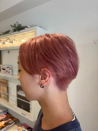 ショート カラー メンズ 新宿　副店長 新井彩斗のヘアスタイル