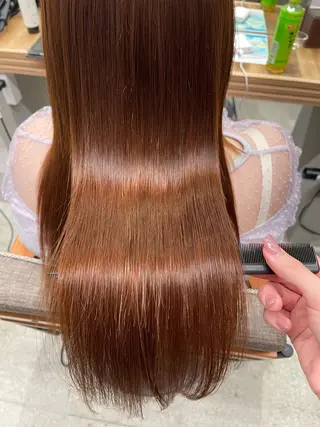 ロング かめい りなのヘアスタイル