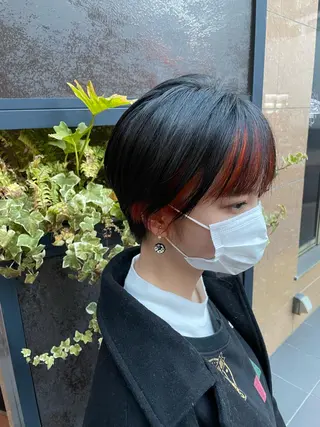 ショート ショート 嶋津祥希のヘアスタイル