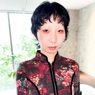 ショート パーマ myu 🐈‍⬛のヘアスタイル