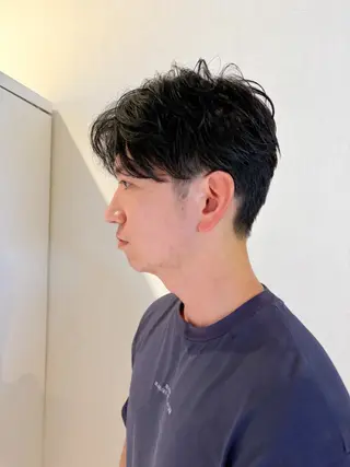 メンズ Kaho🌼/メンズ ニュアンスパーマのヘアスタイル