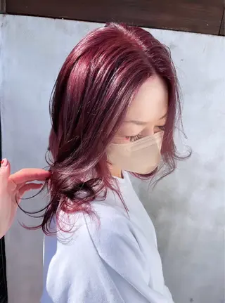 ミディアム カラー ayaka |トレンドヘアのヘアスタイル