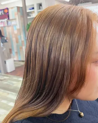 セミロング カラー wave🌼菅沼 愛梨🌼のヘアスタイル