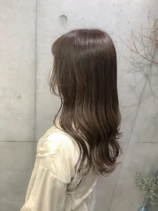 ロング カラー rii-🩰 トレンド韓国ヘアのヘアスタイル