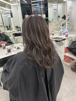 セミロング カラー 森龍馬 メンズ専門美容師のヘアスタイル