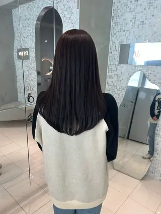 ロング カラー 透明感カラー🫧 nanohaのヘアスタイル