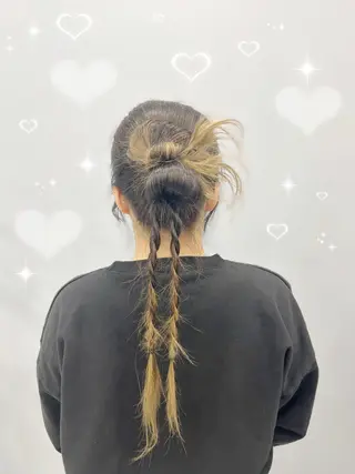 ロング 藤倉 萌菜のヘアスタイル