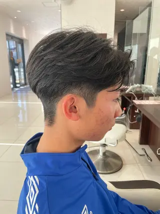 ショート パーマ 竹田 京人のヘアスタイル