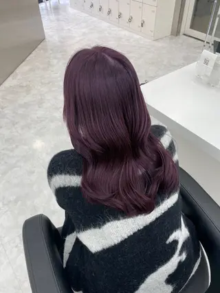 セミロング MOE 福岡韓国ヘア✧︎のヘアスタイル