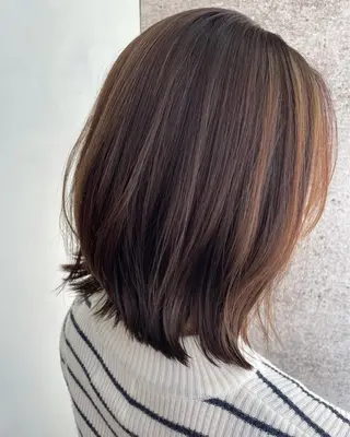 ミディアム カラー 透明感カラー💎 AYAのヘアスタイル