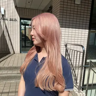 ロング カラー 色落ちまで可愛い 透明感🔅KANTAのヘアスタイル