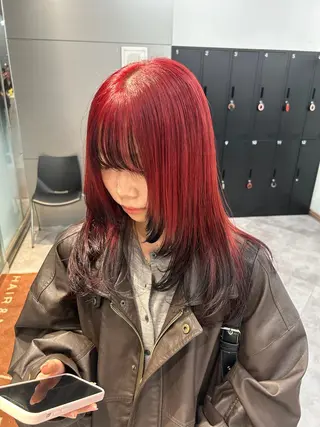 セミロング EARTH AOBADAIのヘアスタイル