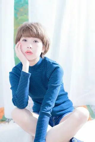 ショート ミディアム カラー パーマ ショート、ボブ 白髪ぼかし高橋潤一のヘアスタイル