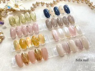 ネイル フェリックスネイル 大人綺麗/トレンドのネイルデザイン