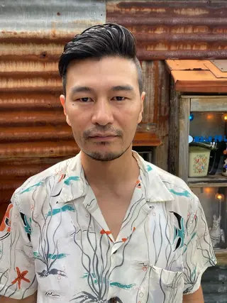 ショート メンズ メンズパーマ ジンのヘアスタイル