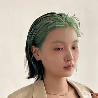 ショート ワンホンパーマ/ 菜月のヘアスタイル