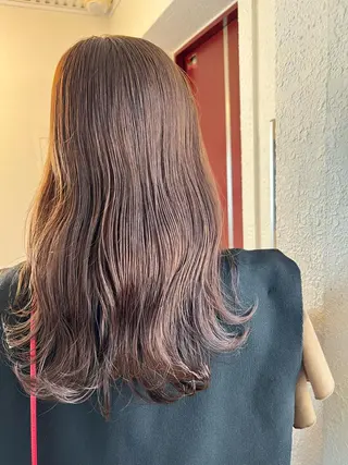 セミロング 名駅/艶韓国風ヘア miyabiのヘアスタイル