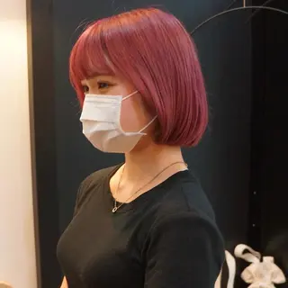 ミディアム カラー ダウンパーマ 【sity.ザイク】のヘアスタイル