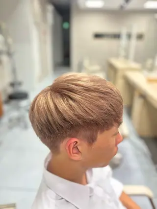 ショート カラー メンズ メンズ特化韓国風 パーマスタイル/りんのヘアスタイル