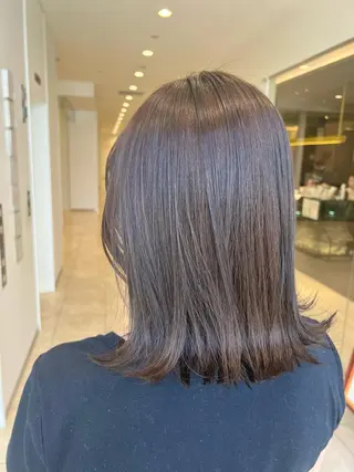 ミディアム カラー 💎K-two名古屋 安田ちづる💎のヘアスタイル