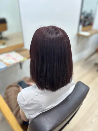 カラー 原 夢歩のヘアスタイル