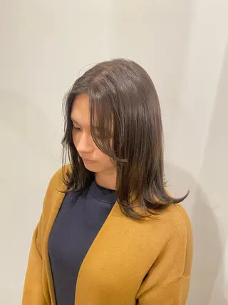 ミディアム カラー 🍑 モモカ🍑のヘアスタイル