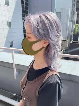 ミディアム カラー 失敗したくない人へ ハイトーン美容師のヘアスタイル