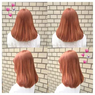 ミディアム カラー 韓国ヘア得意❤︎森澤 悠佳のヘアスタイル