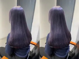 セミロング 🎀ིྀ暖色カラー/ 髪質改善/みどりのヘアスタイル