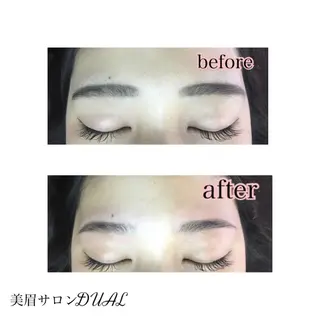 ショート ミディアム セミロング ロング カラー パーマ ヘアアレンジ ネイル マツエク・マツパ 眉毛サロン DUAL 恵比寿の眉毛・アイブロウイメージ