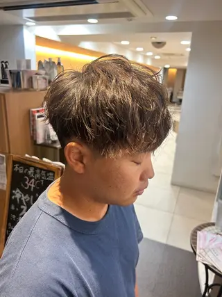 パーマ メンズ 🐐ショート＆ボブ 矢木未奈実🐐のヘアスタイル