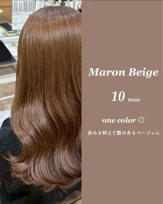 ロング カラー ブラウンカラー tomokaのヘアスタイル