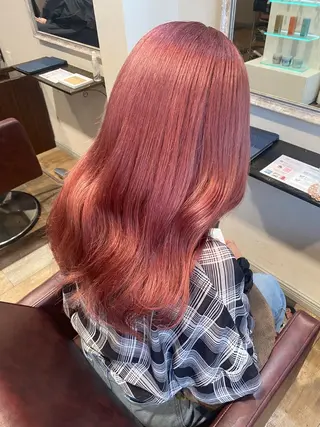 ロング カラー ヘアアレンジ あいさ🤍ムラ無しカ ラー🤍のヘアスタイル