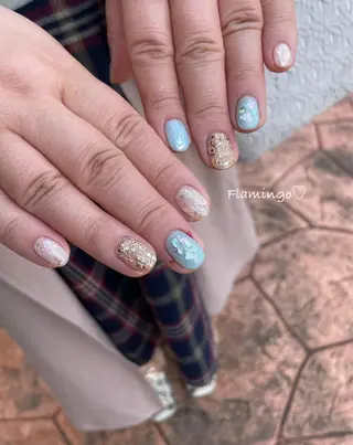 ネイル 40代からの爪を守る ×ケア重視サロン♡のネイルデザイン