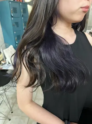 ロング 土田かほ/本日🈳 透明感カラー🍃のヘアスタイル