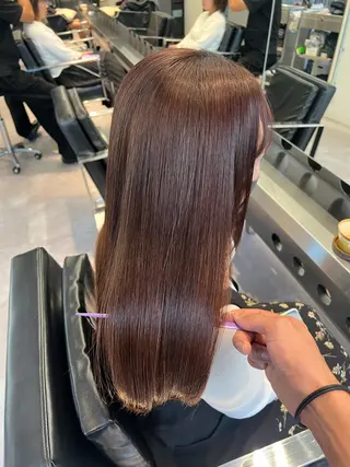 ミディアム パーマ 堀江 /木下椋麻のヘアスタイル