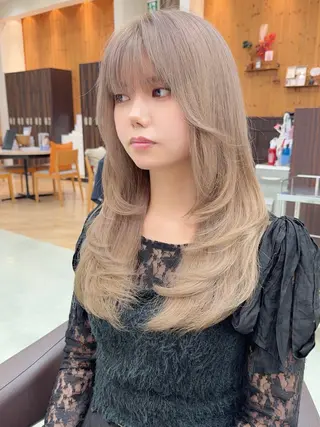 ロング wil西宮レイヤー 西村徹のヘアスタイル