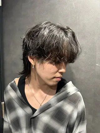 ミディアム パーマ メンズ 🐺森 雄飛/メンズ 韓国ヘアのヘアスタイル