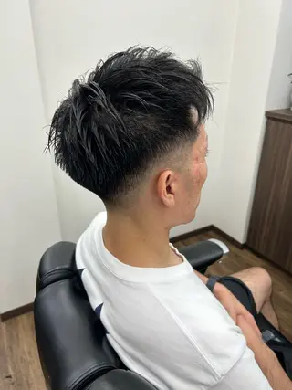 ショート メンズ DAN BRISE BARBER所属・馬上 拓海のヘアスタイル
