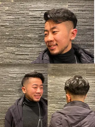 ショート メンズ カット指名No1漆原 聡のヘアスタイル