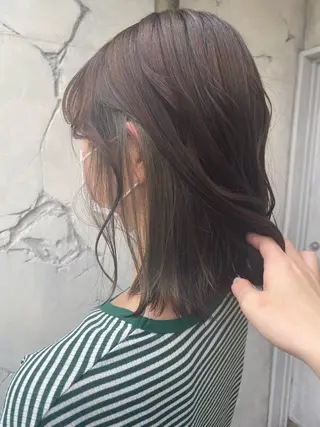 ミディアム カラー manaka/カット モデル募集中📣💬のヘアスタイル