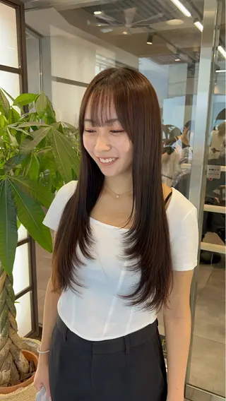 ロング 🌞レイヤー×カラー 前川那津美🌞のヘアスタイル