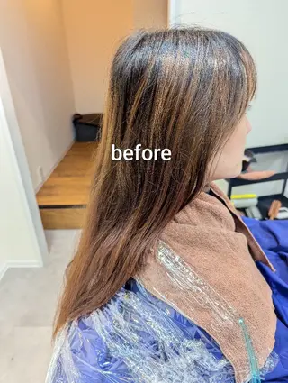 ロング カラー スパニスト 中川のヘアスタイル