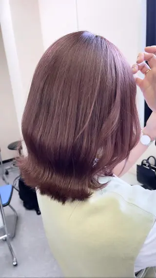 カラー カットモデル/ 透明感ヘア/成瀬裕介のヘアスタイル